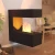 Glow Fire Schiller Wall Black OMC 400 Wall-mounted Water Vapour Fireplace – Realistic Flame Effect