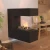 Glow Fire Schiller Wall Black OMC 400 Wall-mounted Water Vapour Fireplace – Realistic Flame Effect