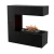 Glow Fire Schiller Wall Black OMC 400 Wall-mounted Water Vapour Fireplace – Realistic Flame Effect
