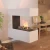 Schiller Wall-Mounted Water Vapour Fireplace in white, providing a realistic flame effect with eco-friendly operation for stylis