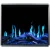 Goldman Wall-Mounted Electric Fireplace in Black