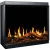 Goldman Wall-Mounted Electric Fireplace in Black