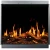 Goldman Wall-Mounted Electric Fireplace in Black