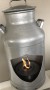 Round stainless steel bioethanol burner