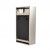 Uniquely designed bio ethanol wall fireplace with a glass window panel