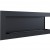 Corner bio fireplace of painted steel 120 cm