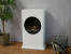 White freestanding ethanol fireplace - 100 cm wide