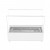 White bio fireplace