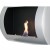 Ocean - Bioethanol wall fireplace in steel with a length of 60 cm