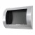 Ocean - Bioethanol wall fireplace in steel with a length of 60 cm