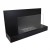 Bioethanol fireplace in stainless steel that can be freestanding or wall mounted.
