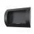 Ocean - Low-cost wall fireplace in black with a length of 60 cm