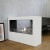 ScandiFlames Lansing L - White Bioethanol Fireplace