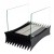 Petite bio ethanol burner with glass panels