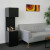 Freestanding bio fireplace opened on three sides making flames more visible.
