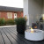 Southwark White - Round tabletop bioethanol fireplace