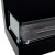 Left-sided ethanol corner fireplace for in wall installation
