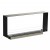 Foco Two 1200 Slim – modern built-in tunnel bioethanol fireplace with tempered glass panels
