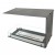 Foco Room Divider 800 - 80 cm wide room divider bioethanol fireplace