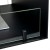 Foco Room Divider 1000 bioethanol fireplace with three-sided flame view.