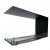 Foco Room Divider 1000 bioethanol fireplace with three-sided flame view.