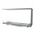 Foco Room Divider 1000 bioethanol fireplace with three-sided flame view.
