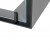 Foco Two 800 Medium built-in bioethanol fireplace with front and side flame view in black steel finish