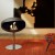Cocoon Pedestal bio fireplace in black 