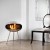 Cocoon Terra fire in polished steel 