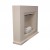Fireplace stove in white