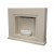 Fireplace stove in white