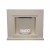 Fireplace stove in white