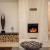 Professional electric fireplace LED 60cm for installation