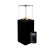 Outdoor gas fireplace with remote control 