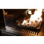 Outdoor gas fireplace with remote control 