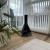 Bio ethanol fireplace in the design of a wood burner