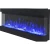 Aflamo Imperial 110 cm wall-mounted 3-sided electric fireplace in matte black