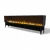 Incanto 2500 built-in water vapour fireplace by Magic-Fire with 250 cm flame line