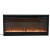 Electric built-in fireplace of 110 cm