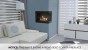 Corner bio fireplace 70 cm (left)