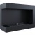 Corner bio fireplace 70 cm (left)