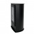 Carson - Small black bioethanol fireplace in wood stove style
