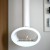 Toronto White - 2-sided ceiling mounted bioethanol fireplace