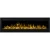 Aflamo Majestic 183 cm black glass electric fireplace