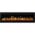Aflamo Majestic 183 cm black glass electric fireplace