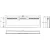 Aflamo Majestic 183 cm black glass electric fireplace