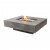 Small miniature fire table with bioethanol burner