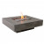Small miniature fire table with bioethanol burner