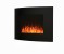 Middlesexs Black Curved Electric Fireplace for Wall