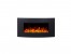 Middlesexs Black Curved Electric Fireplace for Wall
